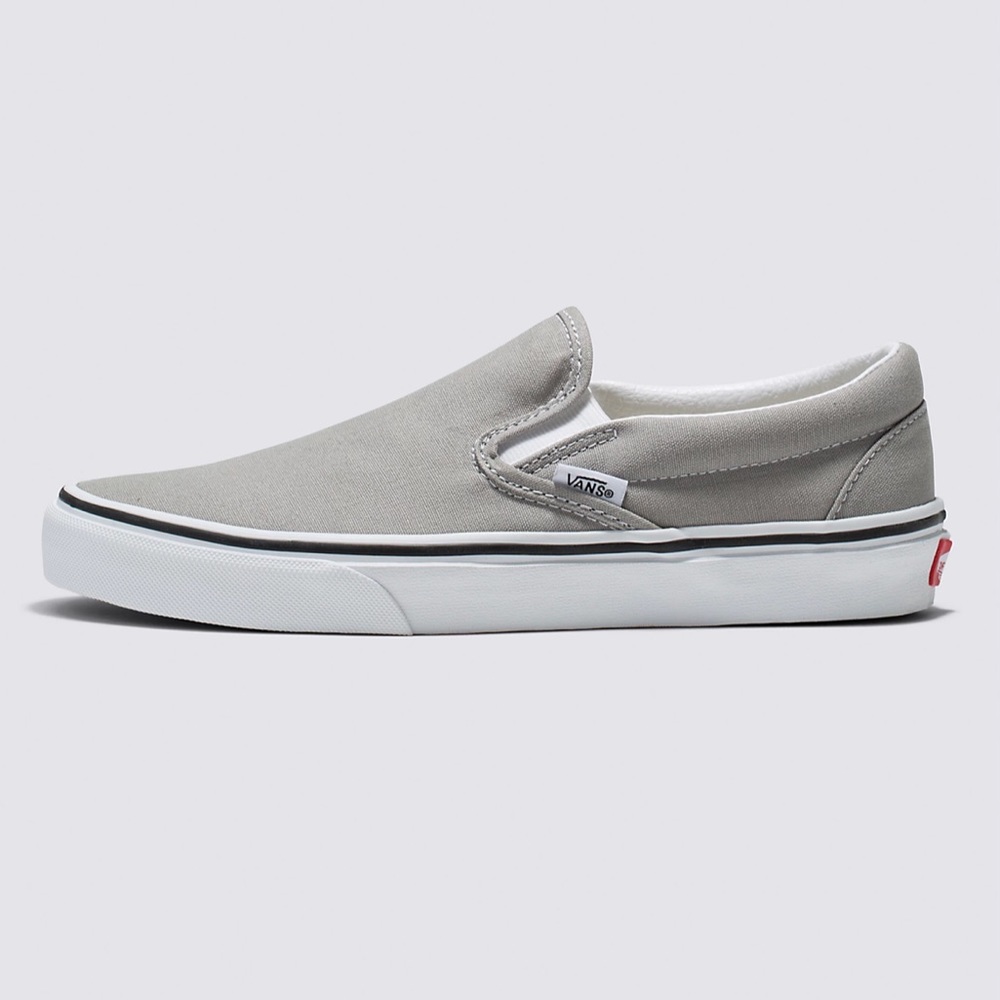 Women’s Gray Slip On Vans Size 7.5 - Picture 2 of 15